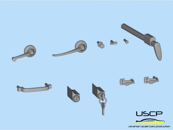 Alpine A110 Interior detail-up set für Tamiya